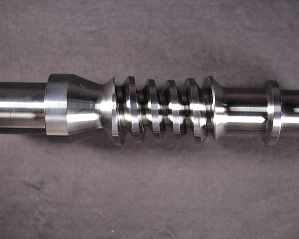 High-Precision CNC Turned Worm Shaft | Custom Steel Spiral Transmission Shaft