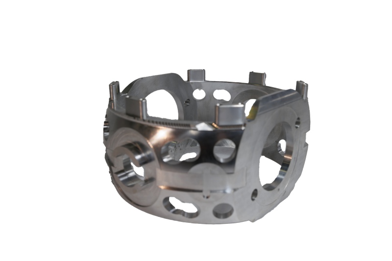 Precision 5-Axis CNC Machined Spherical Structural Frame | Lightweight Complex Aerospace Component