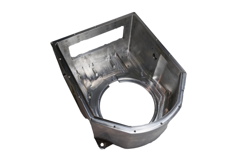 Precision 5-Axis CNC Machined Spherical Structural Frame | Lightweight Complex Aerospace Component